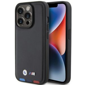 BMW odinis dėklas iPhone 15 Pro – juodas, Tricolor