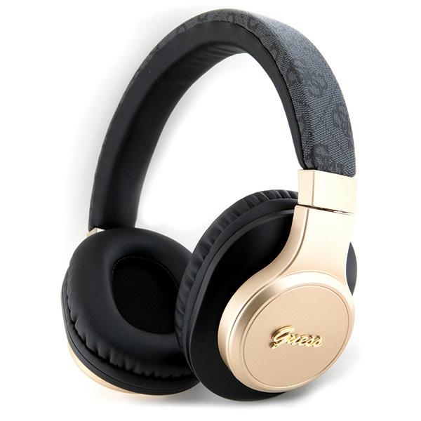 Guess Bluetooth nešiojamieji ausies ausinės GUBH604GEMK juodas/juodas 4G Script