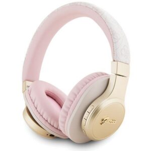 Guess Bluetooth ausinės GUBH604GEMP rožinės/rožinės 4G Script