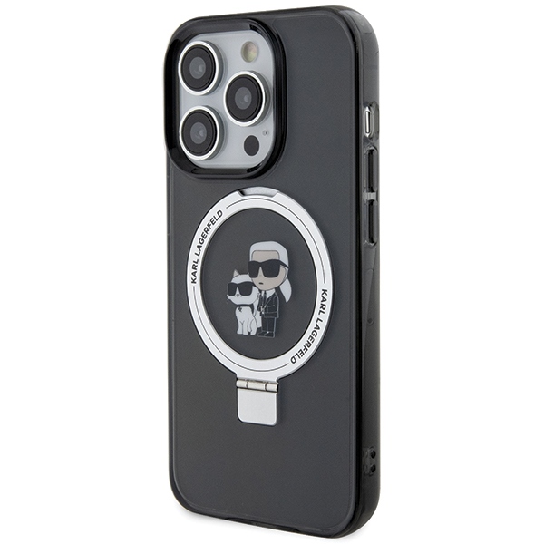Karl Lagerfeld MagSafe dėklas iPhone 13/13 Pro – juodas