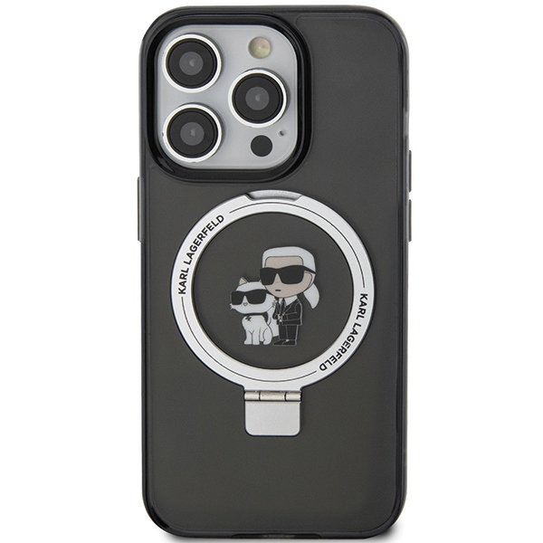 Karl Lagerfeld MagSafe dėklas iPhone 13/13 Pro – juodas