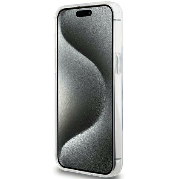 Karl Lagerfeld MagSafe dėklas iPhone 15 Pro Max – baltas