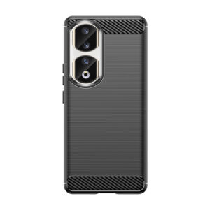 Carbon Case dėklas Honor 90 Pro – juodas