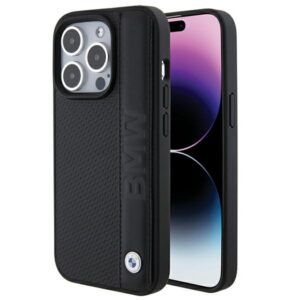 BMW odinis dėklas iPhone 15 Pro – juodas