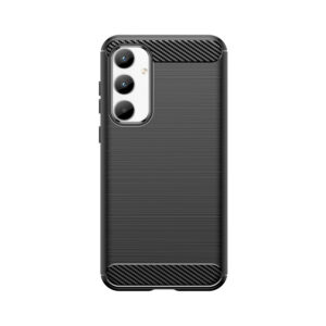 Karboninis TPU dėklas Samsung Galaxy A35 – juodas