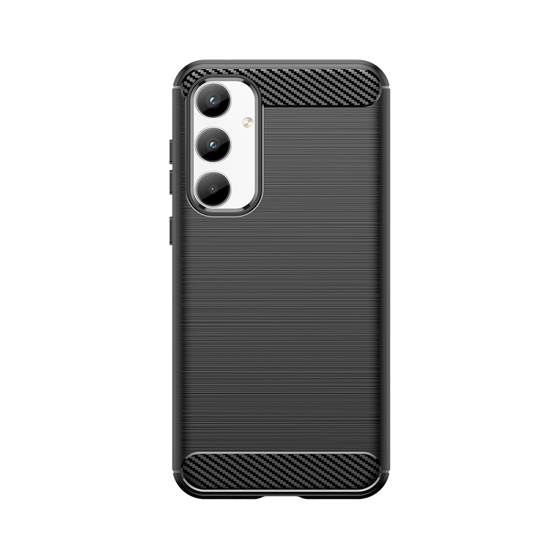 Karboninis TPU dėklas Samsung Galaxy A35 – juodas