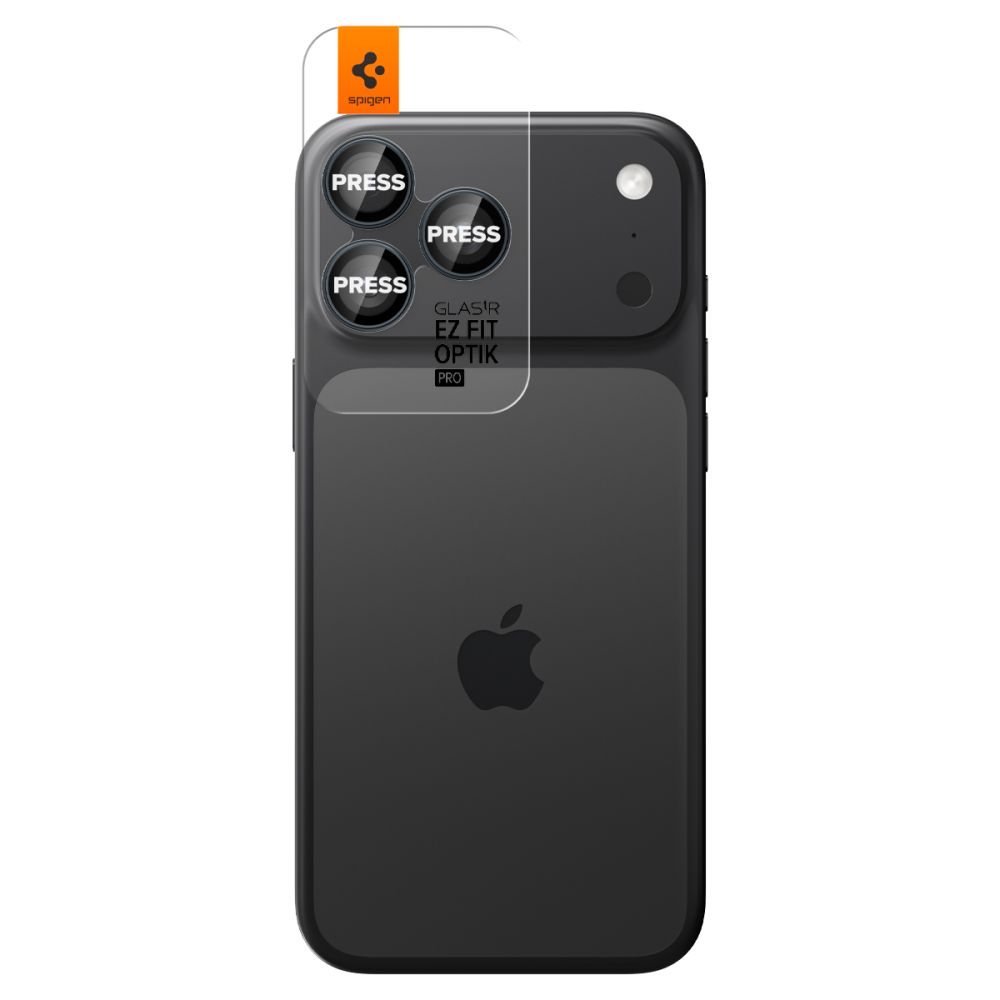 Kameros apsauginis stiklas Spigen Optik Pro Glas.tR "EZ Fit" iPhone 14 Pro / 14 Pro Max / 15 Pro / 15 Pro Max / 16 Pro / 16 Pro Max / 17 Pro / 17 Pro Max Blue Titanium, 2 vnt.