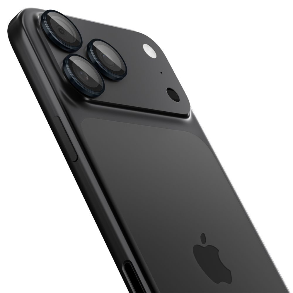 Kameros apsauginis stiklas Spigen Optik Pro Glas.tR "EZ Fit" iPhone 14 Pro / 14 Pro Max / 15 Pro / 15 Pro Max / 16 Pro / 16 Pro Max / 17 Pro / 17 Pro Max Blue Titanium, 2 vnt.
