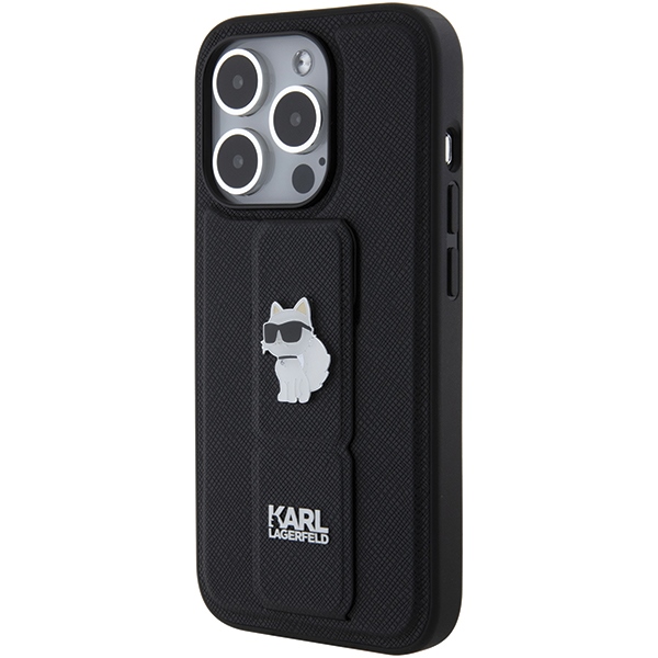 Karl Lagerfeld dėklas iPhone 15 Pro – juodas