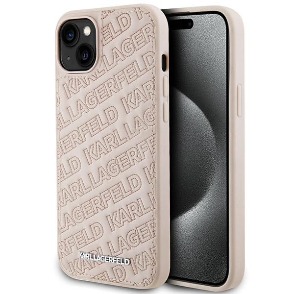 Karl Lagerfeld dėklas iPhone 15 Plus/14 Plus – rožinis