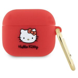 Hello Kitty silikoninis dėklas AirPods 3 – fuksija