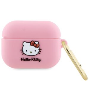 Hello Kitty silikoninis dėklas AirPods Pro – rožinis