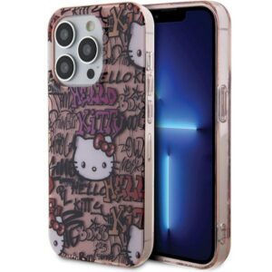 Hello Kitty IML dėklas iPhone 14 Pro – rožinis