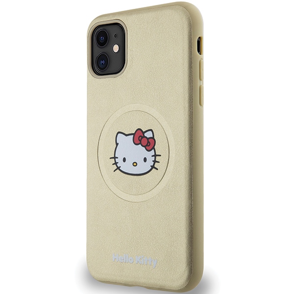 Hello Kitty MagSafe dėklas iPhone 11 / XR – auksinis
