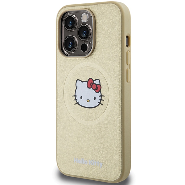 Hello Kitty MagSafe dėklas iPhone 14 Pro – auksinis