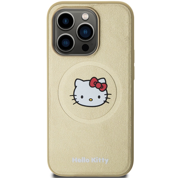 Hello Kitty MagSafe dėklas iPhone 14 Pro – auksinis