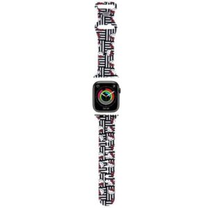 „Hello Kitty“ silikoninės galvutės ir juostelių dirželis, skirtas „Apple Watch“ 38/40/41 mm – juodas