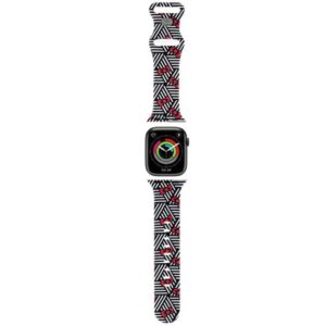 Hello Kitty silikoniniai lankeliai ir juostelės, skirtos Apple Watch 38/40/41mm – juodas