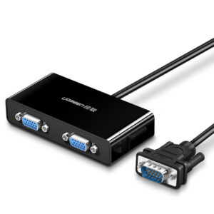 Ugreen 40254 1x2 VGA Splitter 1920x1440 60Hz - juodas