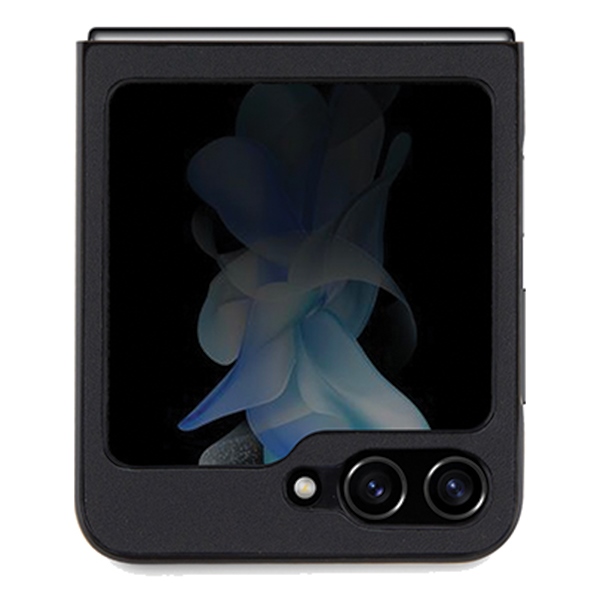 BMW Leather Hot Stamp dėklas Galaxy Z Flip5 – juodas