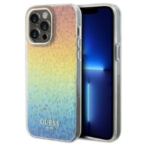 Guess IML Faceted Mirror Disco dėklas iPhone 13 Pro Max – margas