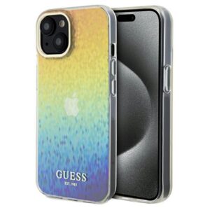 Guess IML Disco Iridescent dėklas iPhone 14/15/13 – įvairiaspalvis
