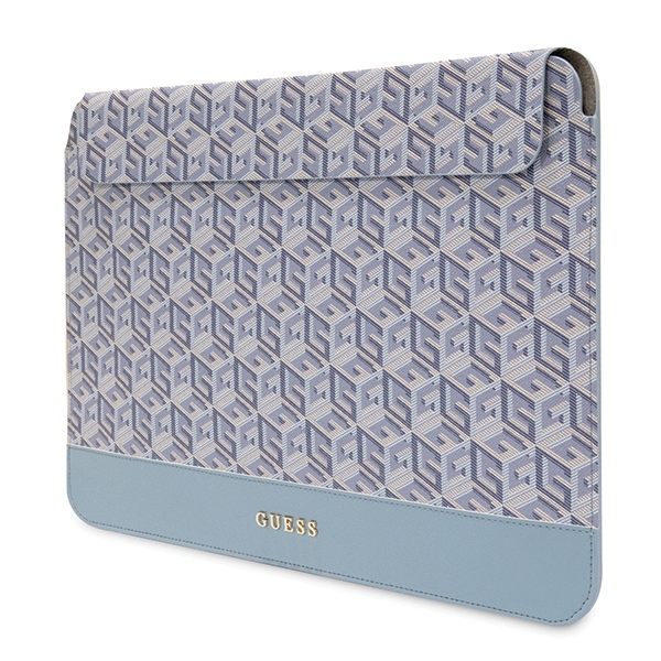 Guess GCube Stripes dėklas 14" nešiojamam kompiuteriui - mėlynas