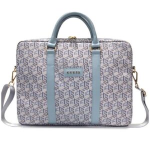 Guess GCube Stripes krepšys 16" nešiojamam kompiuteriui - mėlynas