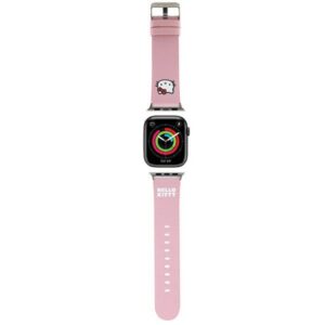 Hello Kitty Kitty galvos dirželis, skirtas Apple Watch 38/40/41mm – rožinis