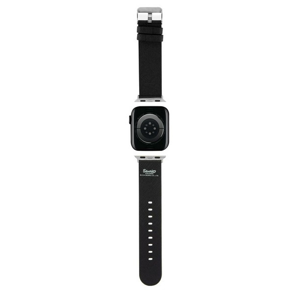 „Hello Kitty“ galvų ir lankų raštas, skirtas Apple Watch 38/40/41 mm – juodas