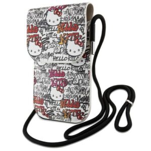 Hello Kitty Leather Tags Graffiti Cord rankinys - bėžas