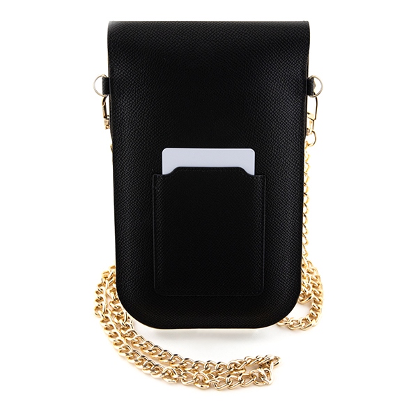 Hello Kitty Leather Metal Logo Chain rankinys - juoda