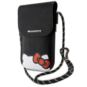Hello Kitty Leather Hiding Kitty Cord rankinys - juoda
