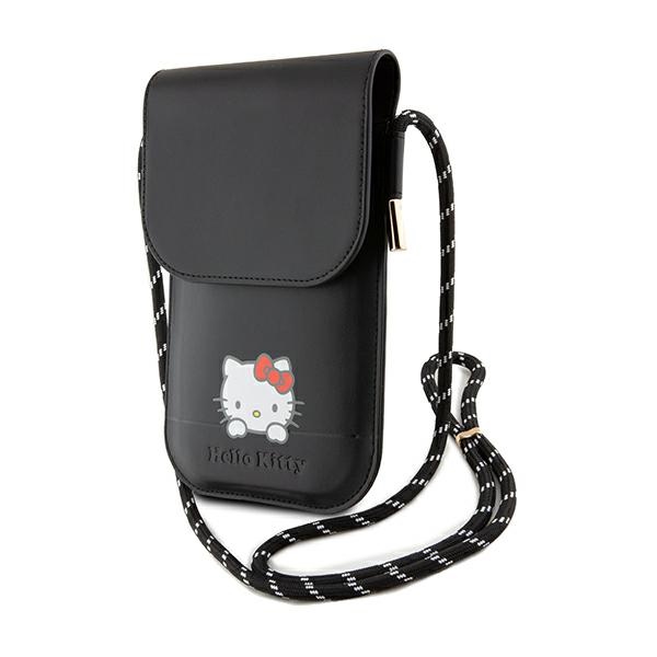 Hello Kitty Leather Daydreaming Cord krepšys - juoda