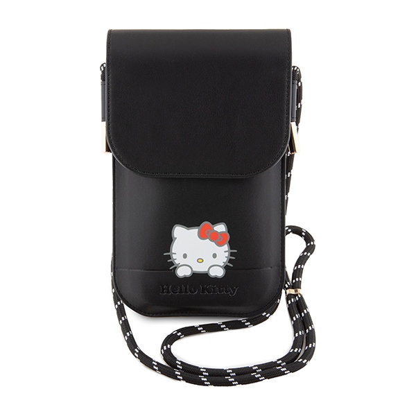 Hello Kitty Leather Daydreaming Cord krepšys - juoda