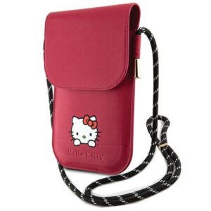 Hello Kitty Leather Daydreaming Cord krepšys - rožinė