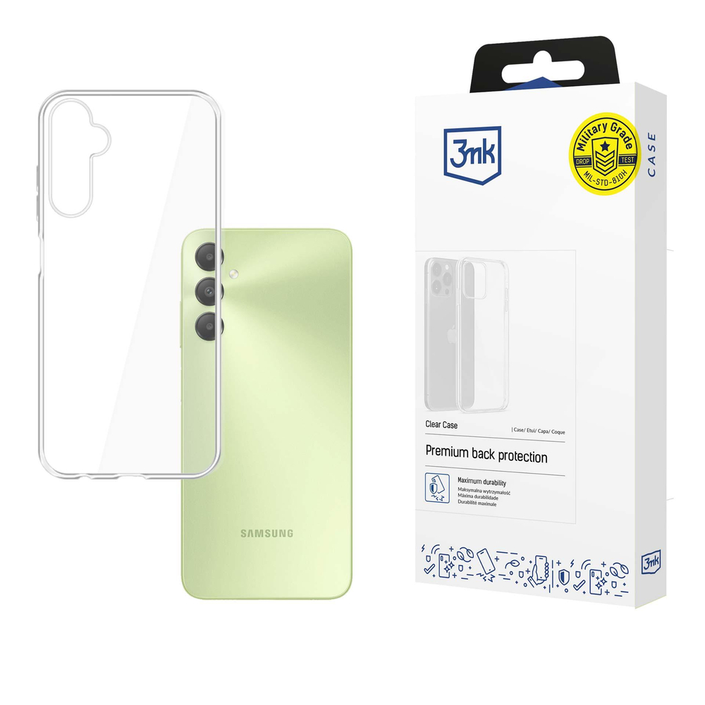 3mk Skaidrus Samsung Galaxy dėklas A05S - skaidrus