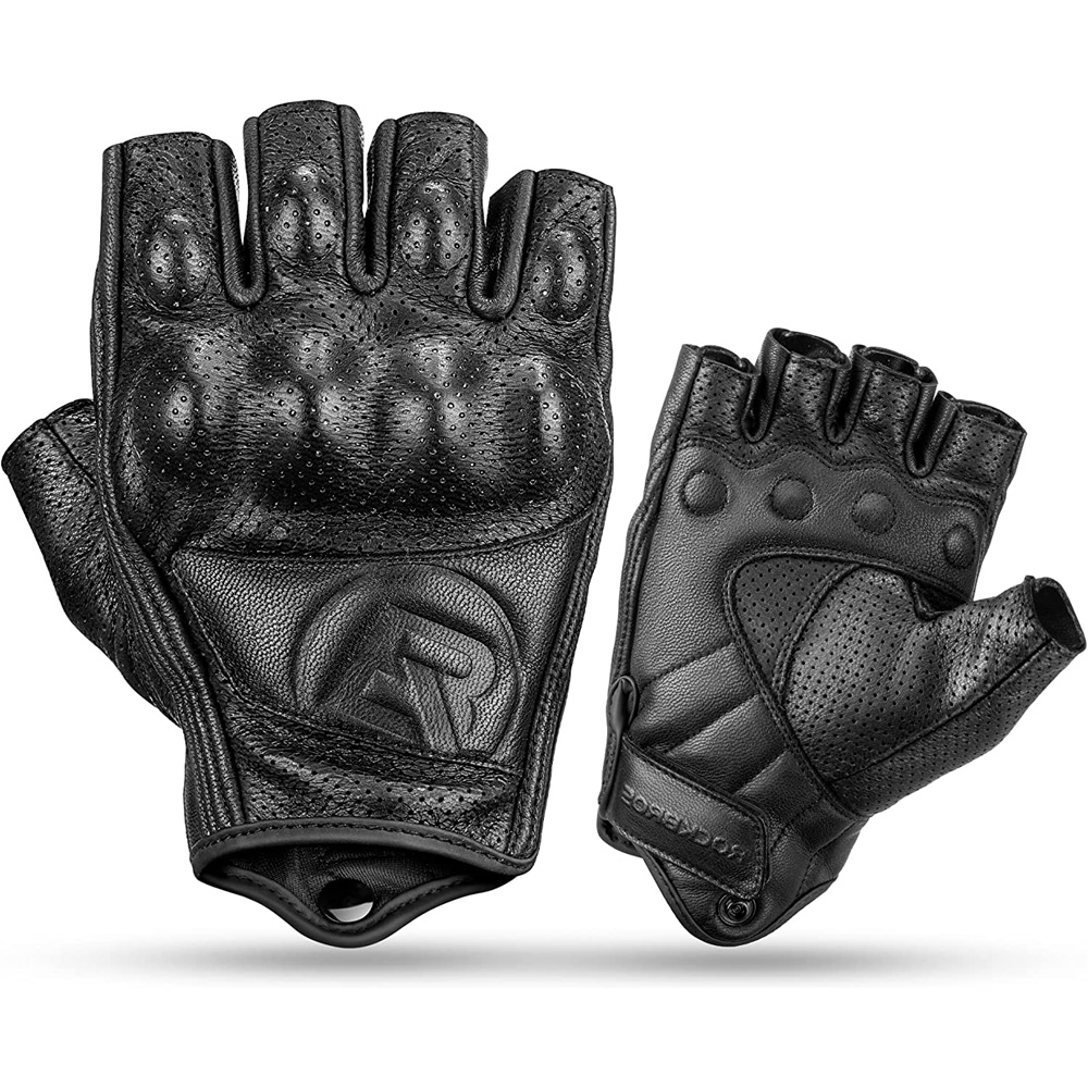 Rockbros 16220006002 M odinės motociklo pirštinės - juodos spalvos