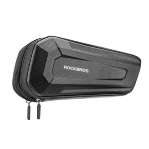 Rockbros B66 nepermerkiamas dviračio krepšys rėmui - juodas