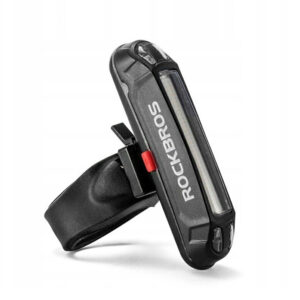Rockbros A54BK galinė dviračio lempa + Micro USB - USB-A kabelis - juoda