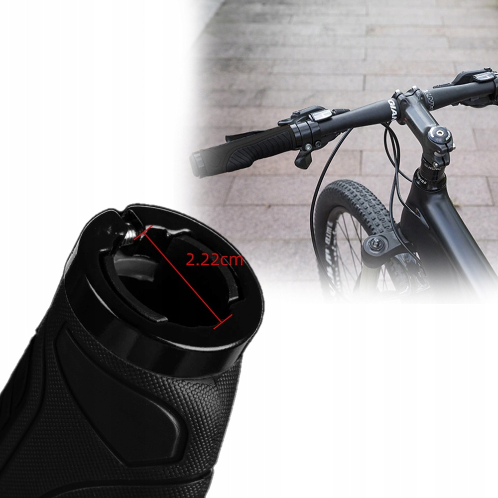 Rockbros BT1802BK dviračio rankenos - juodos spalvos