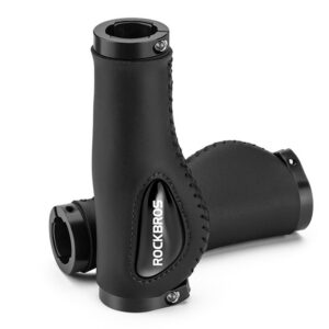 Rockbros 40720001001 dviračio rankenos iš odos - juoda