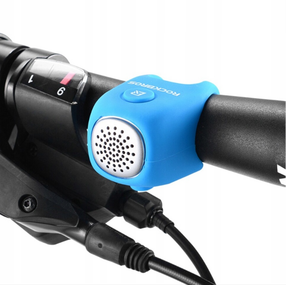 Rockbros CB1709BU elektroninis dviračio skambutis - mėlynas