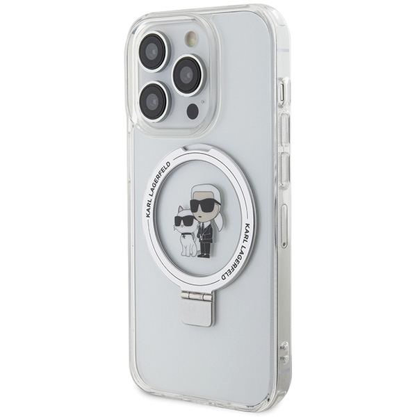 Karl Lagerfeld MagSafe dėklas iPhone 13/13 Pro – baltas