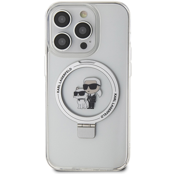 Karl Lagerfeld MagSafe dėklas iPhone 13/13 Pro – baltas
