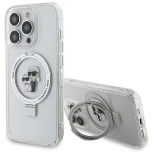 Karl Lagerfeld MagSafe dėklas iPhone 13 Pro Max – baltas
