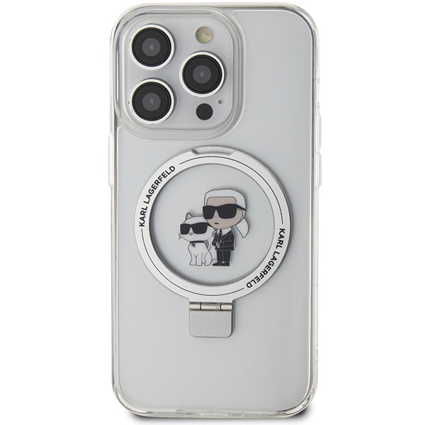 Karl Lagerfeld MagSafe dėklas iPhone 13 Pro Max – baltas