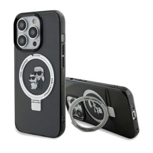 Karl Lagerfeld MagSafe dėklas iPhone 13 Pro Max – juodas