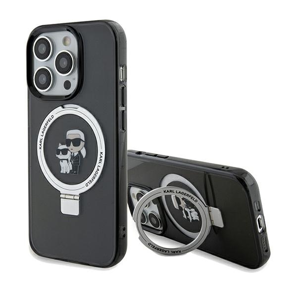 Karl Lagerfeld MagSafe dėklas iPhone 13 Pro Max – juodas