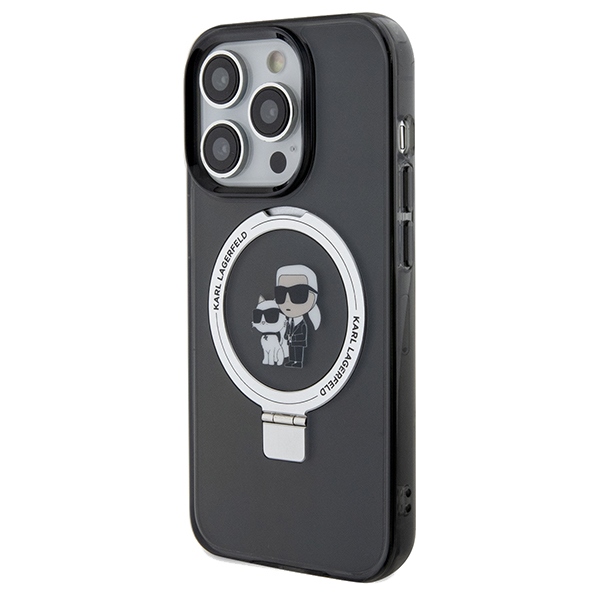 Karl Lagerfeld MagSafe dėklas iPhone 13 Pro Max – juodas